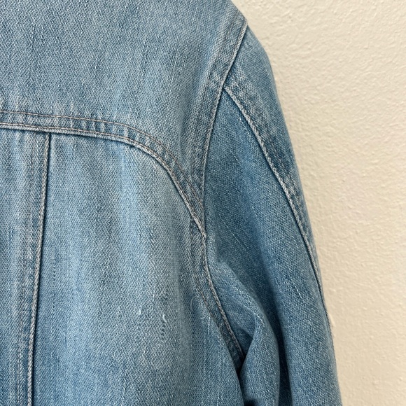 Ruff Hewn vintage denim and shearling lined jacket size Medium - Picture 7 of 11